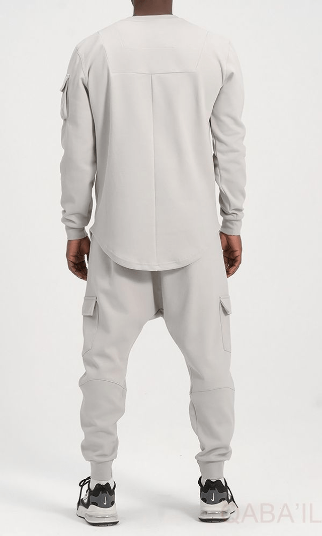 Ensemble Sniper Neo Gris clair – Qaba’il W23